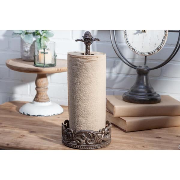 Buruis Paper Towel Holder Countertop, 13 X 6 Inch Standing Paper