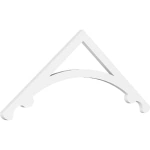 1 in. x 48 in. x 18 in. (9/12) Pitch Legacy Gable Pediment Architectural Grade PVC Moulding