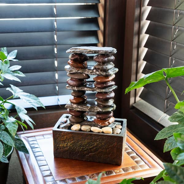 Stacking Stones Handmade Zen Garden Desktop Gift Ideas for Office Decor  Relaxing Desk Accessories Natural Kit with Stackable Rocks for Relaxation  and
