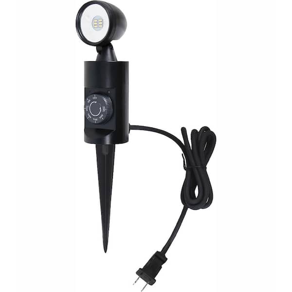 Link2Home 240 Lumen Landscape Spot Light - Integrated LED, Waterproof, Dusk to Dawn Photocell Sensor with Countdown Timer