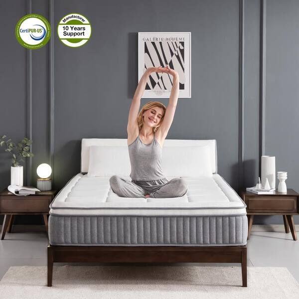 BedStory 10'' Gel Memory Foam Mattress CertiPUR-US TWIN FULL QUEEN KING CK Bed 