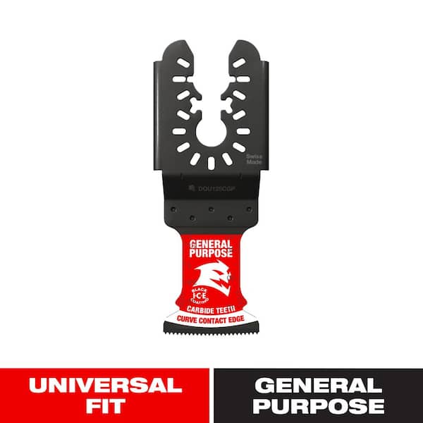 1-1/4 in. AMPED Demo Demon Universal Fit Carbide Teeth Oscillating Tool Blade for General Purpose Cuts