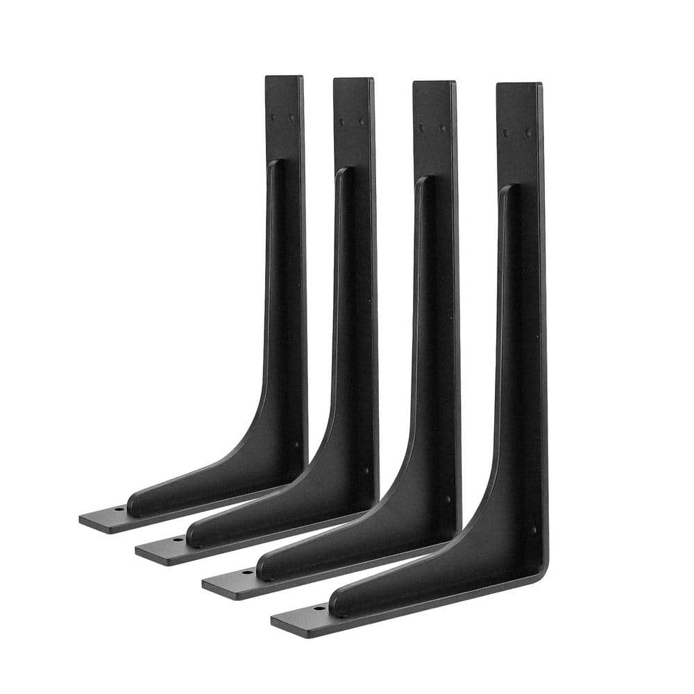 12 in. x 7 in. Premium Alloy Metal Heavy Duty Max Load 300 lb. L Shelf Brac