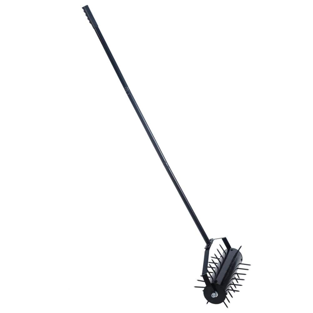 6-Tooth Manual Rolling Lawn Aerator — Home Lawn Aeration Tool with Push Handle, 58-Inch Shaft price history on PriceWatchPro