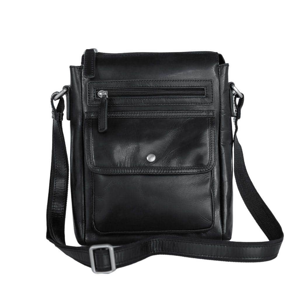 MANCINI Buffalo Black Everyday Crossbody Tote Bag 99-5415-BK - The