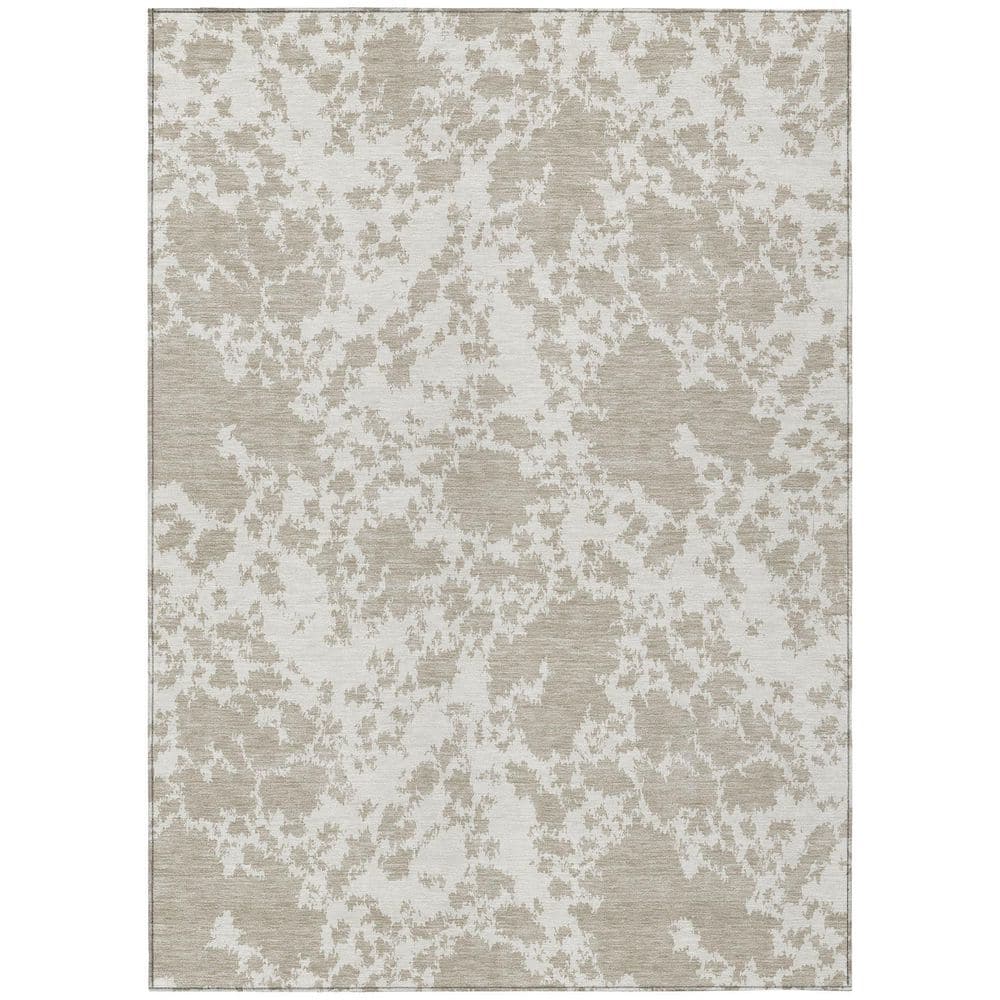 Chantille Machine Washable Indoor/Outdoor Abstract ACN2919 Cream 9 ft. x 12 ft. Area Rug price history on PriceWatchPro