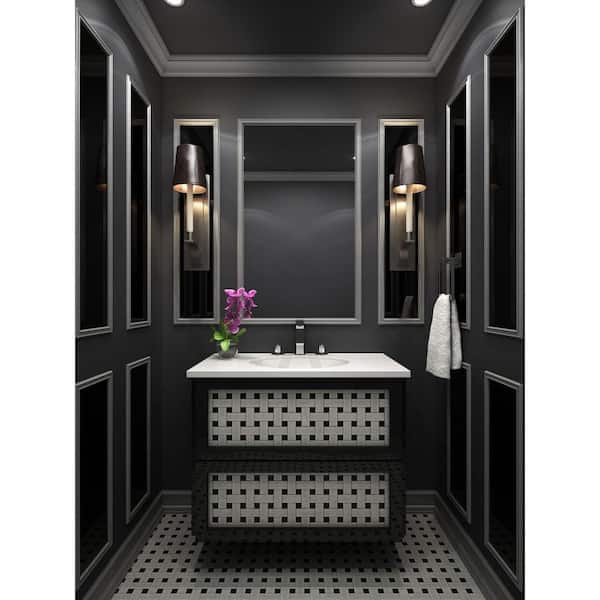 Yarn Threaded Onyx 12-1/2 in. x 12-1/2 in. x 10 mm Polished Marble Mosaic Tile