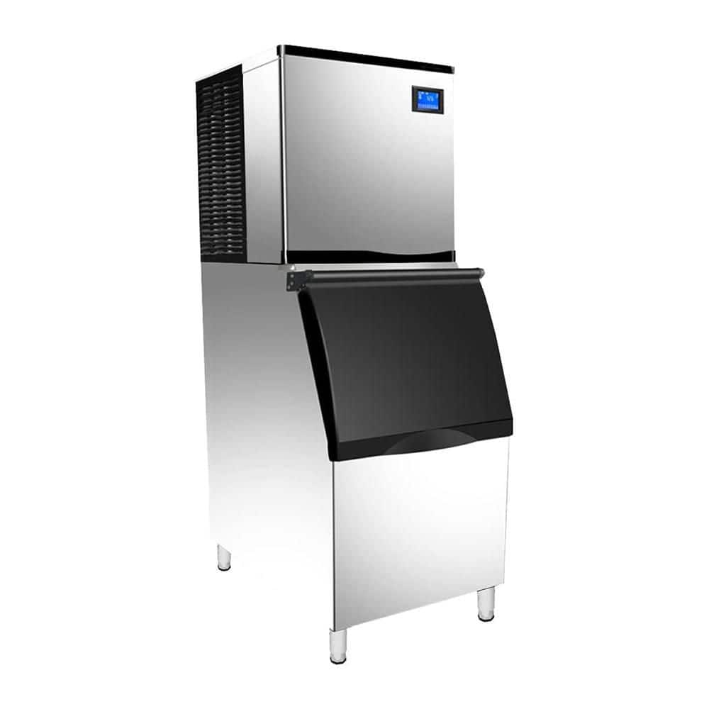 30in silver Freestanding Commercial Ice Maker 1000lb Daily Production, 640lb Ice Storag Full Size Cubes Auto Cleaning price history on PriceWatchPro