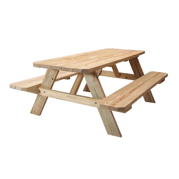 ProWood 72 in. x 28.5 in. x 28.5 in. Premium Picnic Table Kit with Hardware included