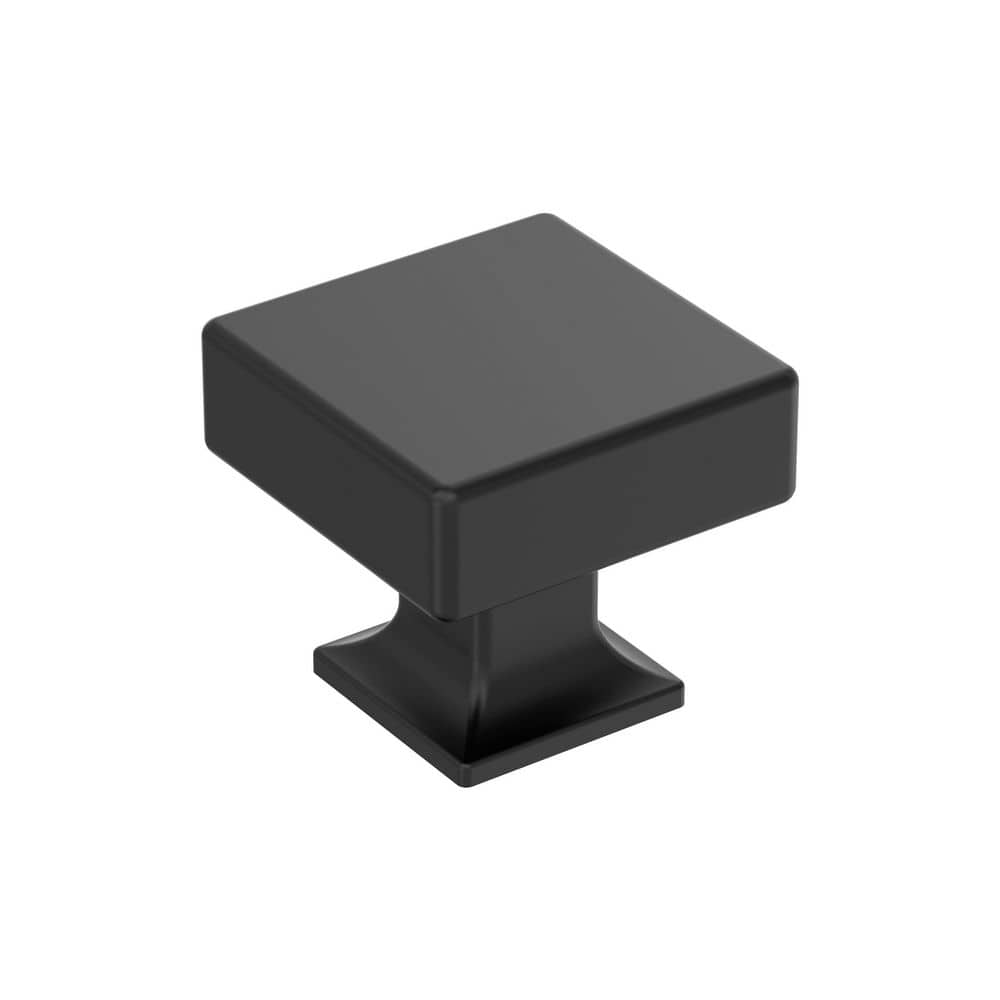 Lintel 1-1/4 in. (32mm) Length Matte Black Classic Square Cabinet Knob price history on PriceWatchPro
