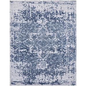 Blue Space 5 ft. 6 in. x 8 ft. 6 in. Area Rug