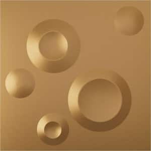 11 7/8 in. x 11 7/8 in. Cole EnduraWall Decorative 3D Wall Panel, Gold (Covers 0.98 Sq. Ft.)