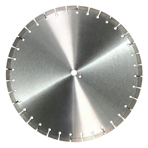 20 in. Professional Diamond Concrete Saw Blades, 13-20 HP, Medium Bond, 0.155 in. Segment Width, 1 in. Arbor
