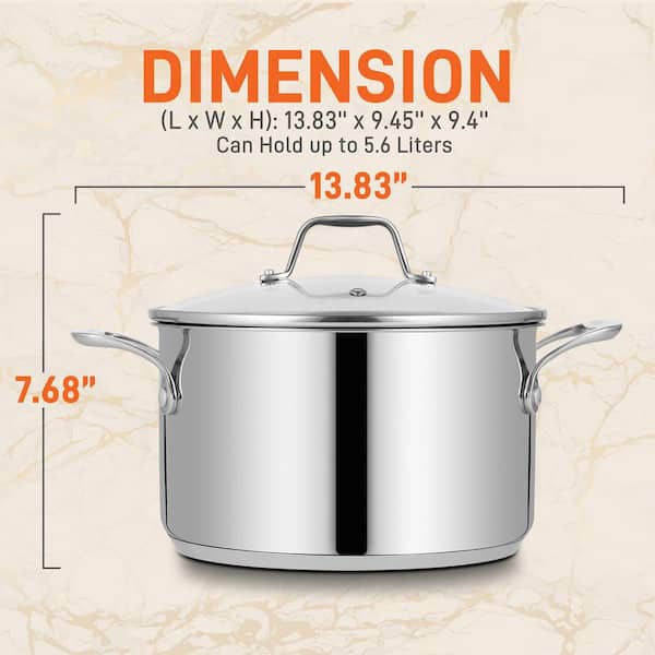  NOLITOY aluminum pots soup cooking pot induction pot