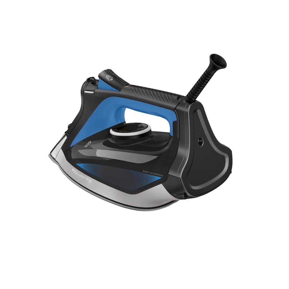 Rowenta Focus Xcel Black and Blue Stainless Steel Steam Iron