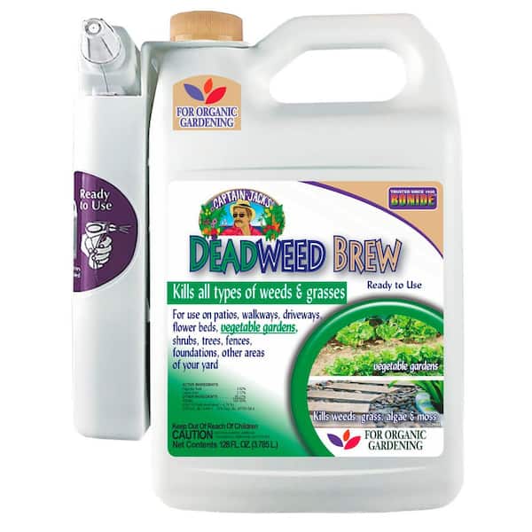 Bonide Captain Jack's Deadweed Brew, 128 oz. Ready-to-Use Power Sprayer, Controls All Types of Weeds and Grasses