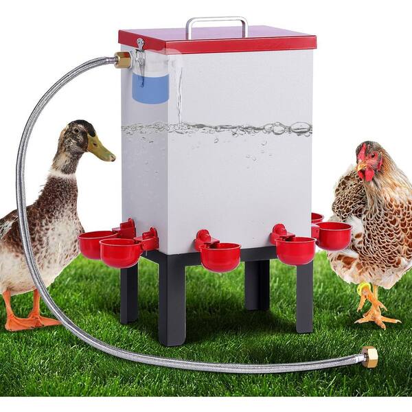 Chicken Waterer - Automatic Poultry Waterer Attachment For