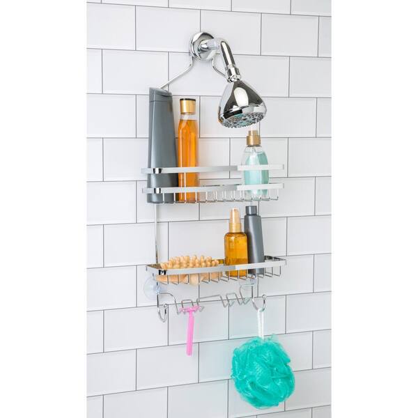 Bath Bliss Venice Flat Wire Shower Caddy - CHR, Grey - Yahoo Shopping