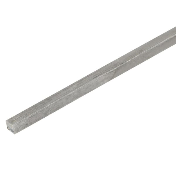Stainless Steel Solid Square bar Rod Diameter; 1/4" Bar. Length; 26 Inch 