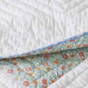 Leena Diamond Patchwork Cotton Quilt