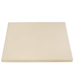 Cordierite Pizza Stone for Grill and Oven - 12 in. x 12 in. - 0.5 in. Thick