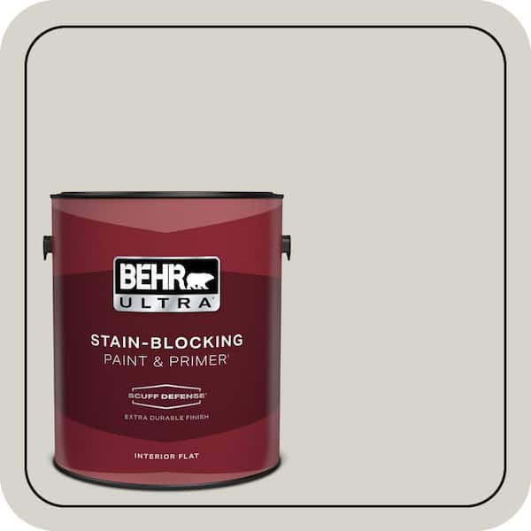 BEHR ULTRA 1 gal. #PPU25-10 Soft Secret Extra Durable Flat Interior Paint & Primer