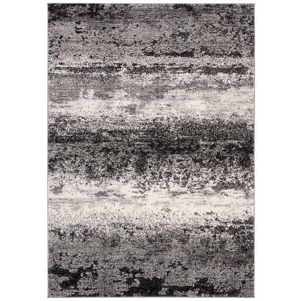 SAFAVIEH Spirit Charcoal/Light Gray 8 ft. x 10 ft. Solid Area Rug