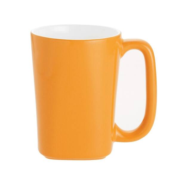 Rachael Ray Round and Square 4-Piece Mug Set in Lemon Zest