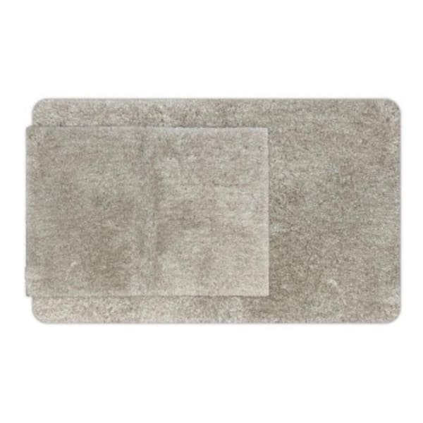 Home Dynamix NM Ultra Soft 17 in x 24in Gray Bath Mat