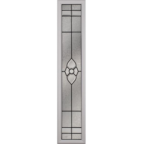 ODL Nouveau with Patina Caming 8 in. x 48 in. x 1 in. with White Frame 3/4 View Side Lite