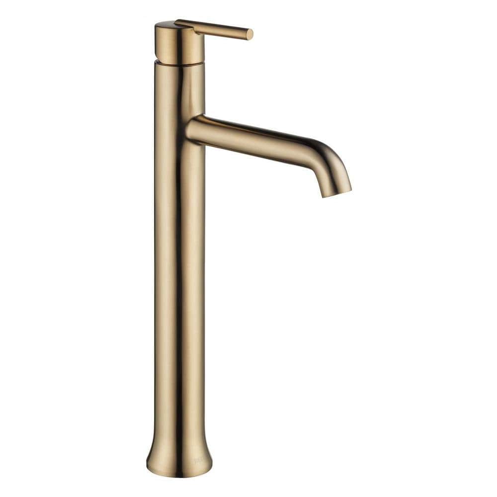 Delta Trinsic Single Handle Vessel Bathroom Faucet in Champagne Bronze 759-CZ-DST