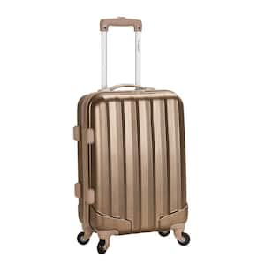 Metallic 20 in. Expandable Carry On Hardside Spinner Luggage, Bronze