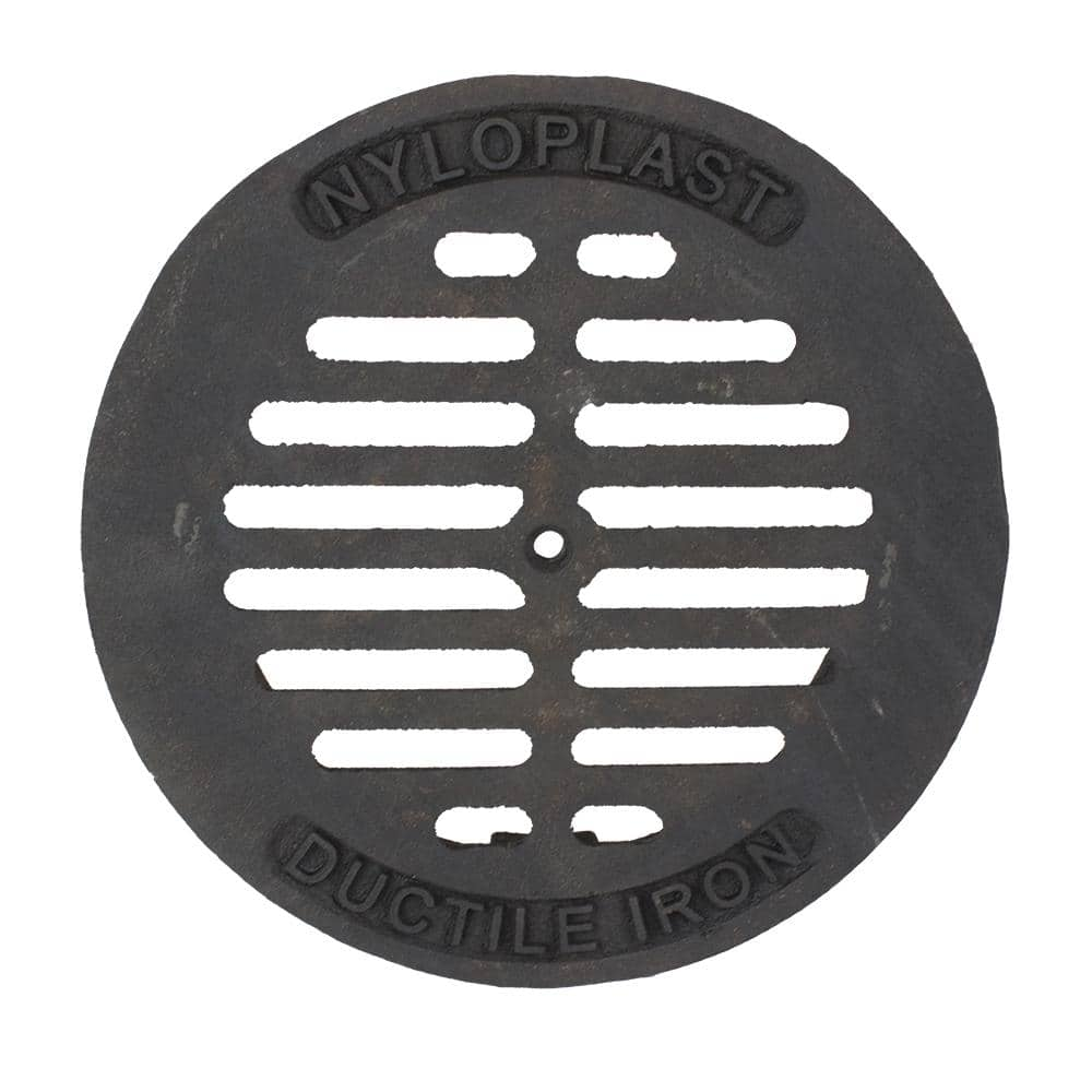 NDS 6 in. Plastic Round Drainage Grate in Black 40 - The Home Depot