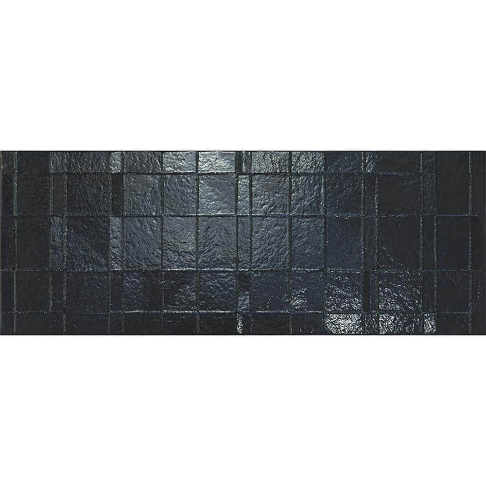 Maastricht Blue Large Format Textured Ceramic Wall Tile