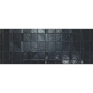 Nimbus Maastricht Blue 17.6 in. x 47 in. Textured Ceramic Rectangle Wall Tile (17.23 sq. ft./case) (3-pack)