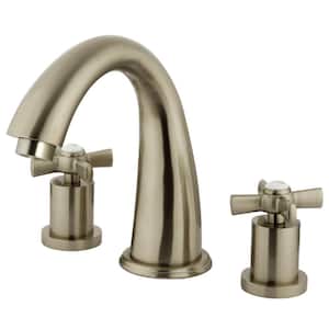 Glacier Bay Builders 2-Handle Deck-Mount Roman Tub Faucet in Brushed Nickel  461-3004 - The Home Depot