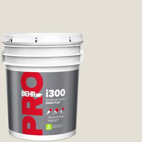 5 gal. #T18-09 Soft Focus Dead Flat Interior Paint