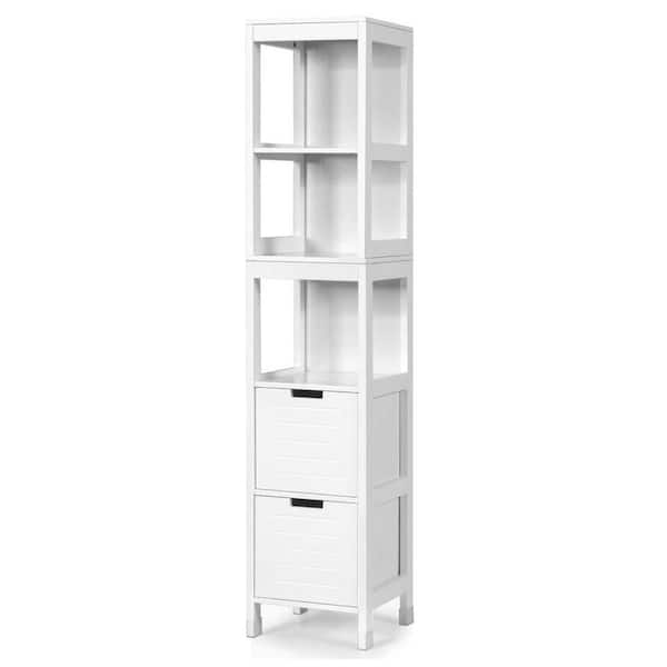 Woen 2 - Shelf Storage Cabinet The Twillery Co. Finish: White