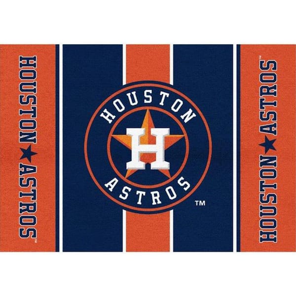 IMPERIAL Houston Astros 4 ft. by 6 ft. Victory Area Rug