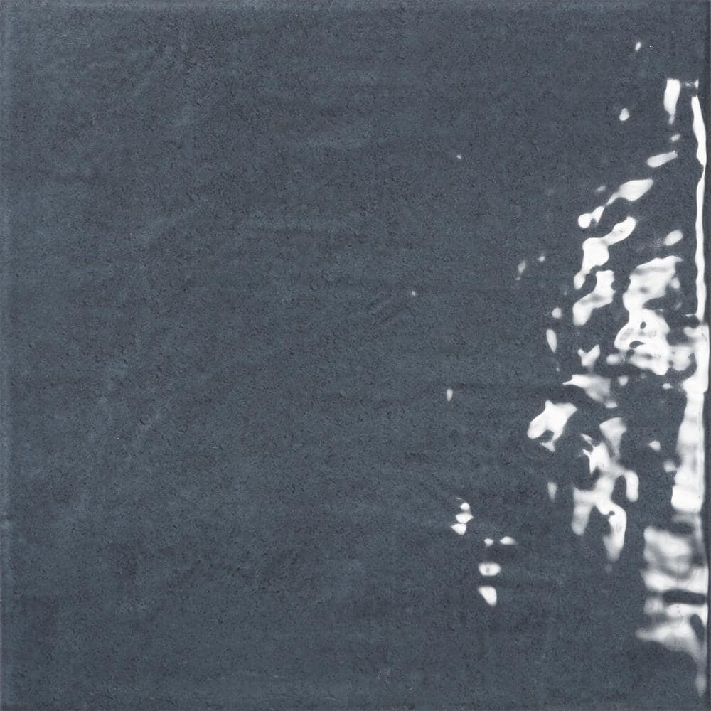 Passion Azul 8.86 in. x 8.86 in. Glossy Porcelain Floor and Wall Tile (10.9