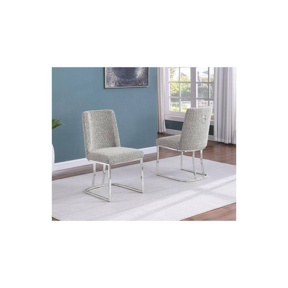 35 in.H Gray Solid High Back Armless Side Chair Set of 2 price history on PriceWatchPro