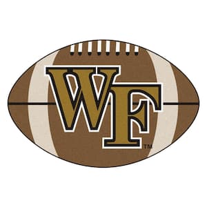 NCAA Wake Forest University Brown 2 ft. x 3 ft. Specialty Area Rug