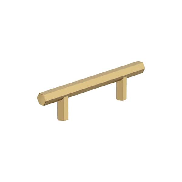 Amerock Caliber 3 in. (76mm) Modern Champagne Bronze Bar Cabinet Pull