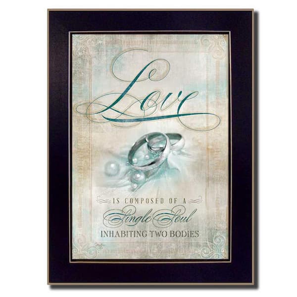 HomeRoots Single Soul I by Unknown 1 Piece Framed Graphic Print Typography Art Print 10 in. x 14 in. .