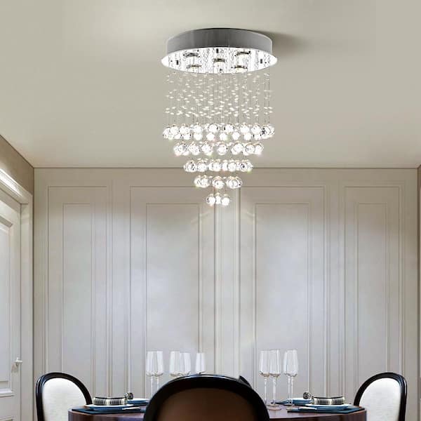 Albany 5 -Light Statement Chandelier with Crystal Accents