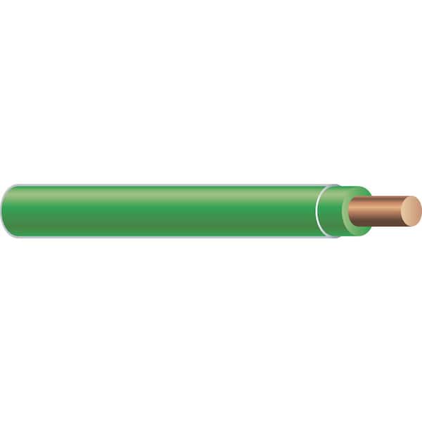2500 ft. 14 Green Solid CU THHN Wire
