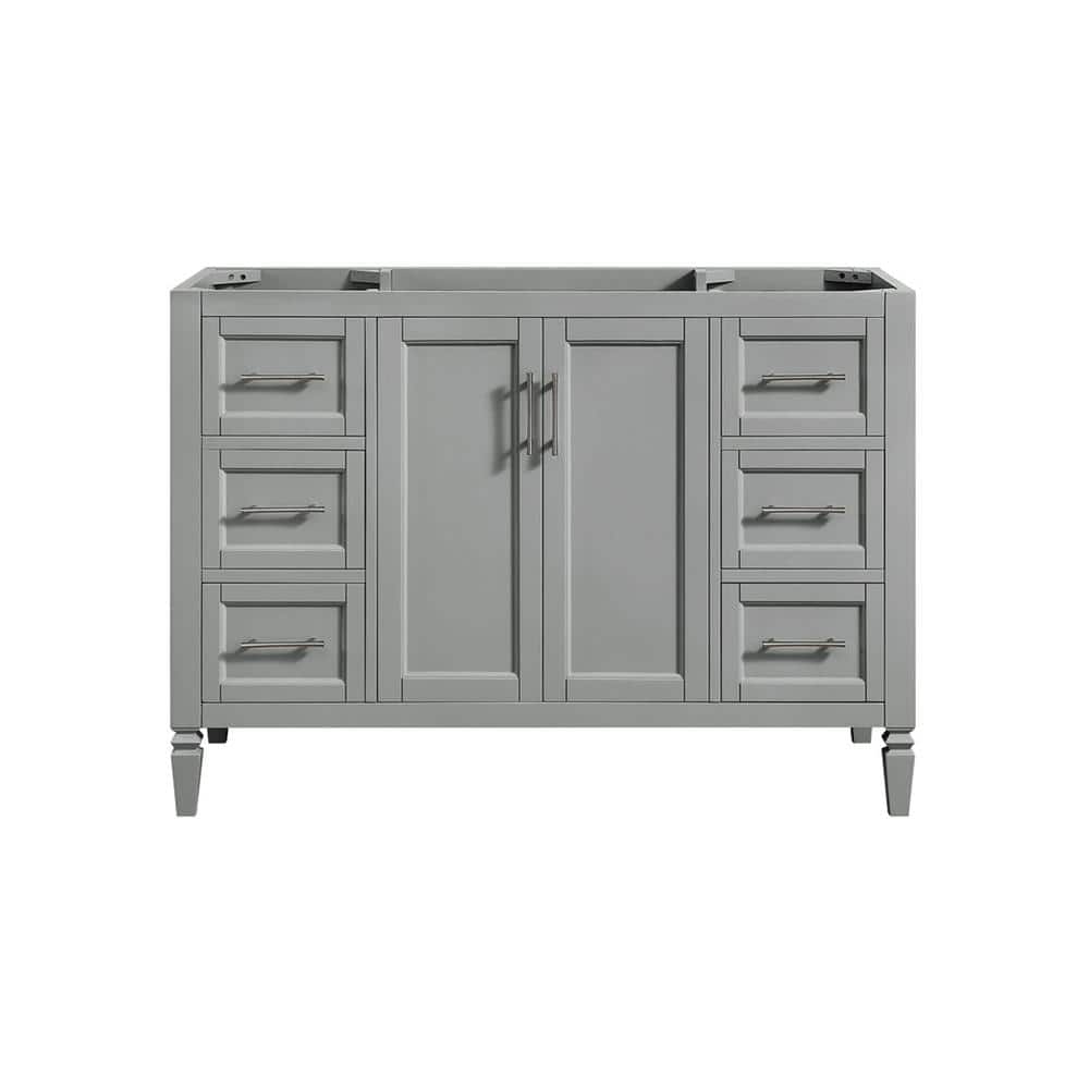 Home Decorators Collection Stockham 48 In W X 21 5 D 34 H Bath Vanity Cabinet Without Top Chilled Gray 19043 V48 Cg The