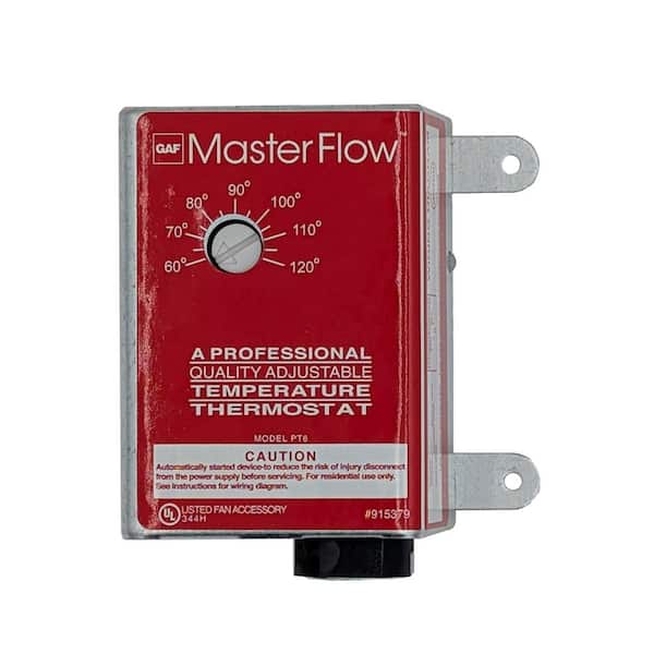 Universal Manually Adjustable Thermostat for Power Vent