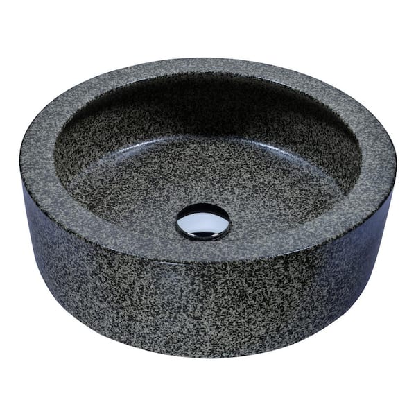 ANZZI Twin Vessel Sink in Desert Black ANZZI Twin Vessel Sink in Desert Black
