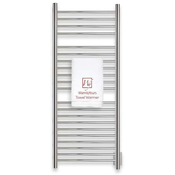 Elevate Vida 21-Bar Electric Towel Warmer in Polished Stainless Steel